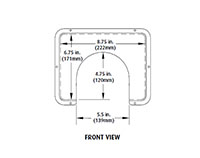 Front View for Bio Protectors Snooper Stopper® Keypad Cover