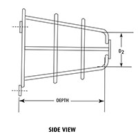 Side View of STI-9664 Beacon Guard