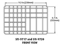 STI-9717 Horn/Strobe/Speaker Damage Stopper® Guard (Front View)