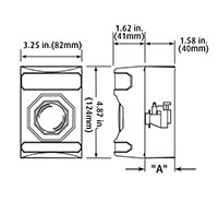 Dimensional Drawing for STI Stopper® Station Pushbutton Switches