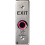 NoTouch® Slim/Mullion Mount, Black Box, Exit Stainless Steel Infrared (IR) Pushbutton Switch (Rest)