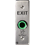 NoTouch® Slim/Mullion Mount, Black Box, Exit Stainless Steel Infrared (IR) Pushbutton Switch (Triggered)