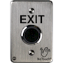 NoTouch® US Single-Gang, Exit Stainless Steel Infrared (IR) Pushbutton Switch (No Power)