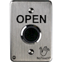 NoTouch® US Single-Gang, Open Stainless Steel Infrared (IR) Pushbutton Switch (No Power)