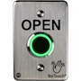 NoTouch® US Single-Gang, Open Stainless Steel Infrared (IR) Pushbutton Switch (Triggered)
