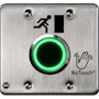 NoTouch® US Double-Gang, Door Symbol Stainless Steel Infrared (IR) Pushbutton Switch (Triggered)