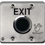 NoTouch® US Double-Gang, Exit Stainless Steel Infrared (IR) Pushbutton Switch (No Power)