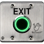 NoTouch® US Double-Gang, Exit Stainless Steel Infrared (IR) Pushbutton Switch (Triggered)