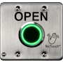 NoTouch® US Double-Gang, Open Stainless Steel Infrared (IR) Pushbutton Switch (Triggered)