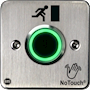 NoTouch® European Single-Gang, Door Symbol Stainless Steel Infrared (IR) Pushbutton Switch (Triggered)