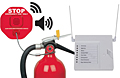 STI-6200WIR8 Fire Extinguisher Theft Stopper® Alarm