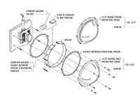 STI Horn/Strobe Damage Stoppers® Pull Station Protective Covers