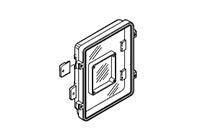 B-Spacer for STI-1210B and 1221B Horn/Strobe Damage Stoppers® Pull Station Protective Cover