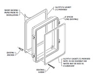 KIT-121 Accessory for STI-1210B Horn/Strobe Damage Stoppers® Pull Station Protective Cover