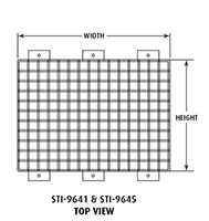 Top View of STI-9641 Emergency Light Damage Stopper® Guard
