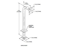 STI-9780 Mounting Pedestal (Surface Mount)