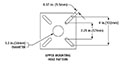 Upper Mounting Hole Pattern